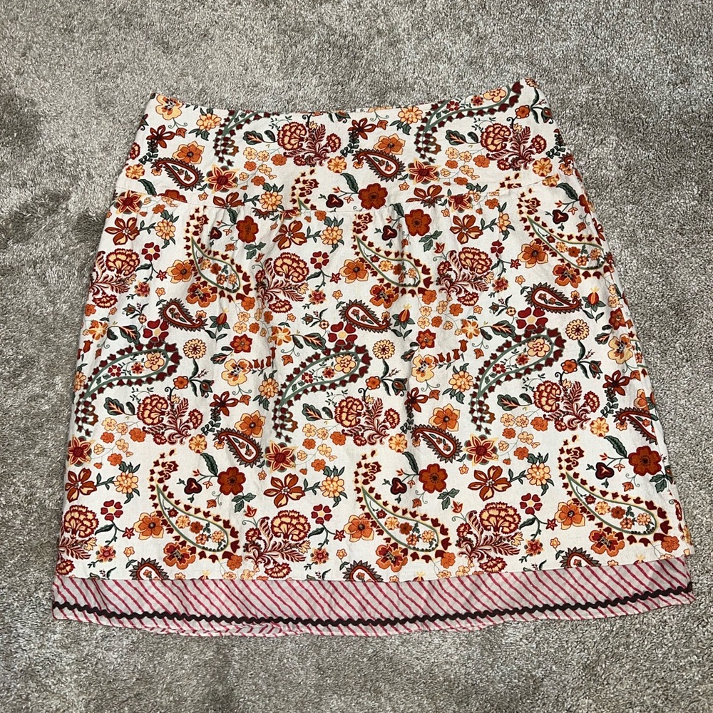 Christopher & Banks Multicolor Floral Midi Skirt. Size 16. EUC